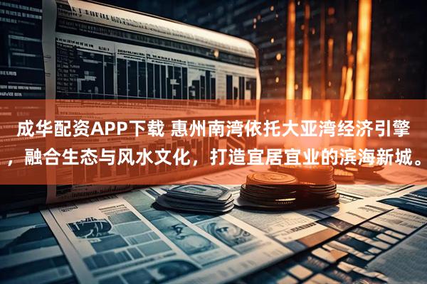成华配资APP下载 惠州南湾依托大亚湾经济引擎，融合生态与风水文化，打造宜居宜业的滨海新城。